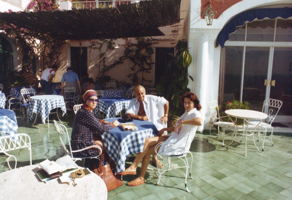 A photograph from the Tucci family album