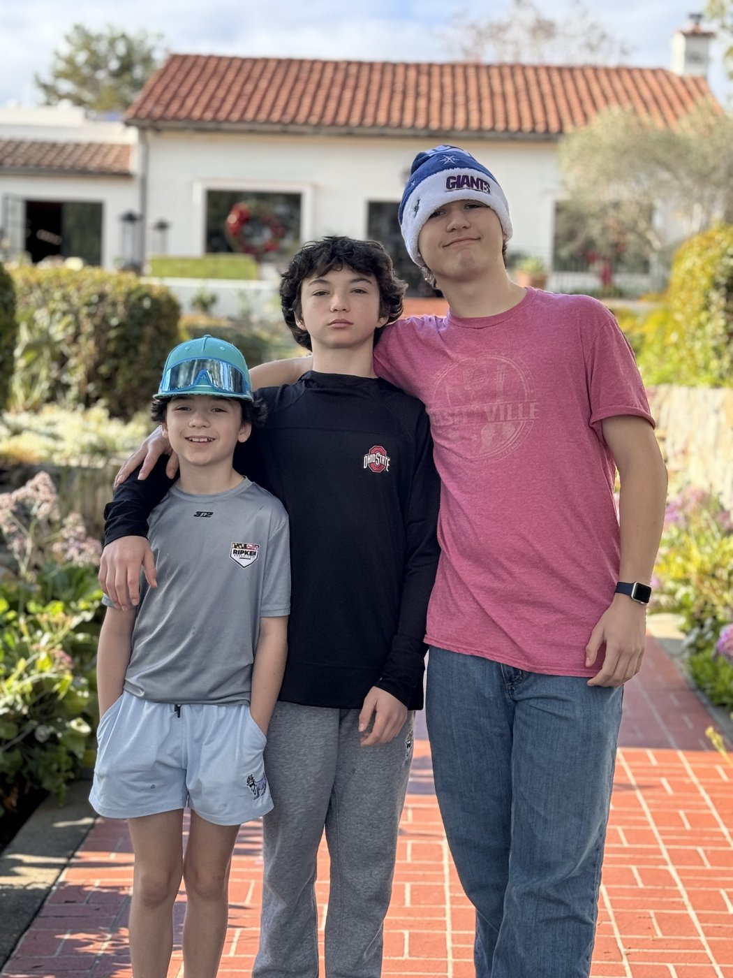 Amy's three sons, older