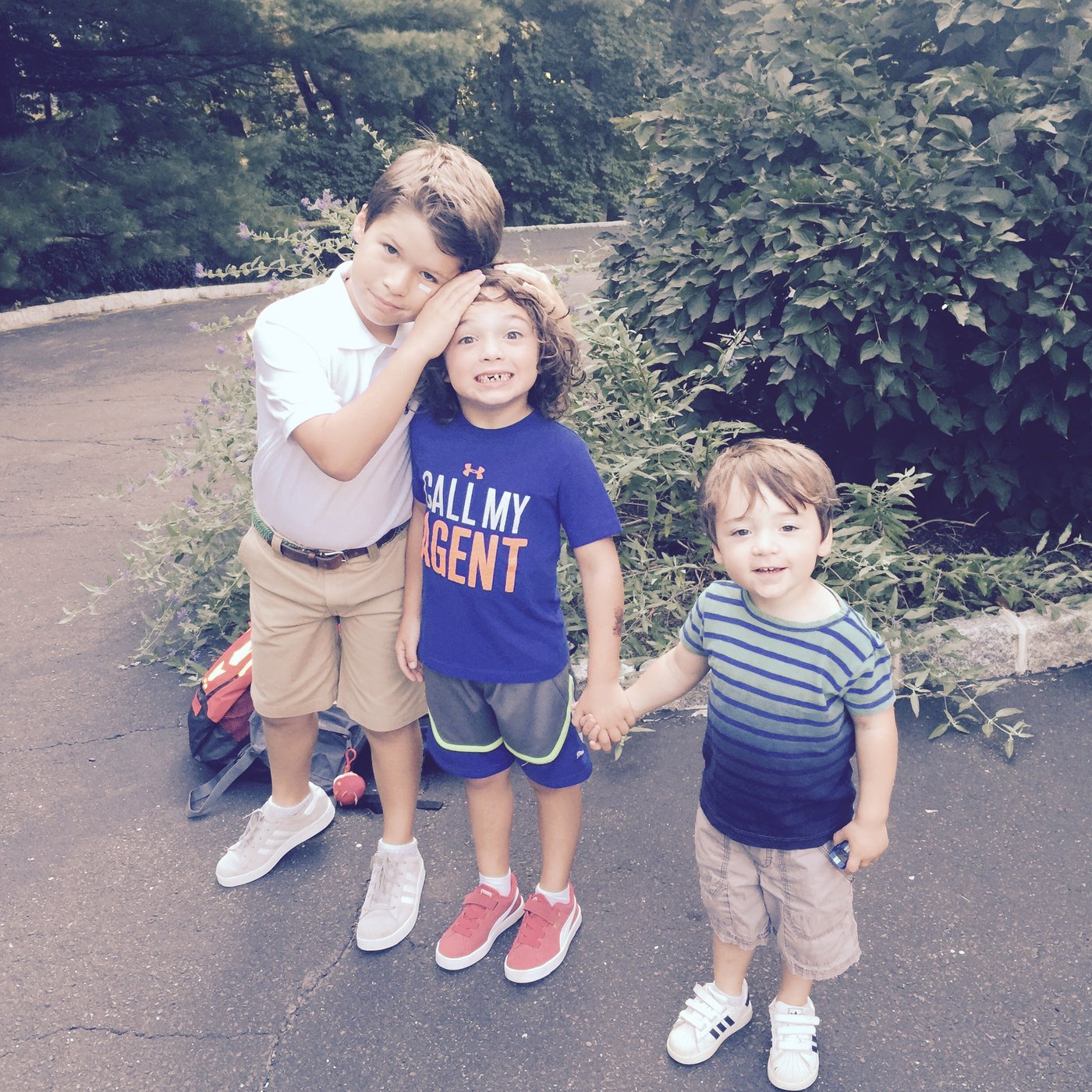 Amy's three sons as little boys